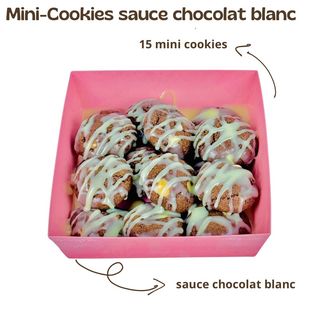 Box Mini Cookies Chocolat blanc