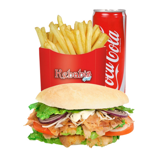 Panino kebab - menù