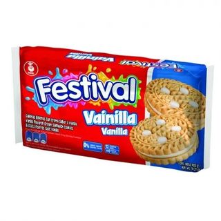 Galletas Rellenas de Vainilla Festival 415 Gr.