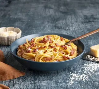 Esparguete à Carbonara