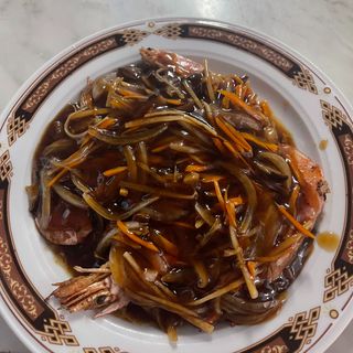 Langostinos en la  Plancha Especial China