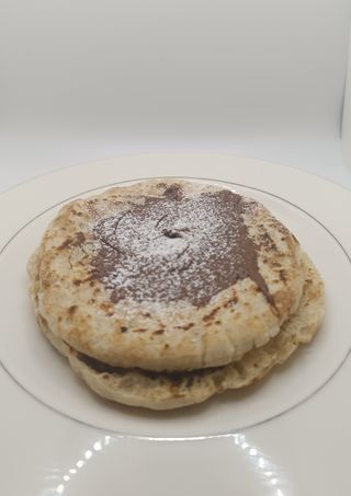 Pane arabo con Nutella