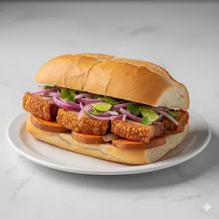Pan Con Chicharrón