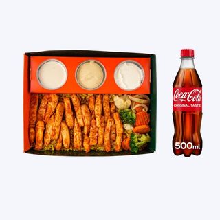 Shawarma Meni + Coca Cola + Mistery bite 
