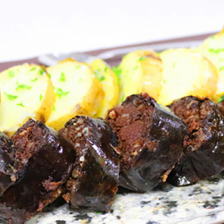 Morcilla con Patatas al Carbón