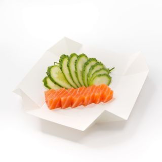 Sashimi de salmón
