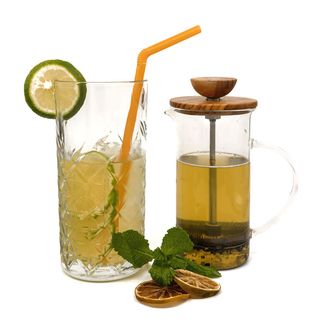 Ginger and Lemon Ice Tea Infusion