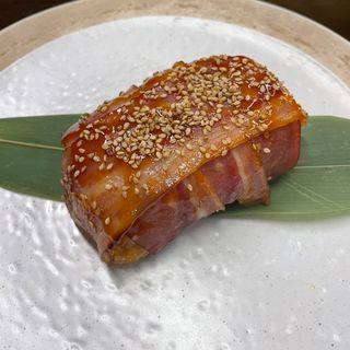 Onigiri de Bacon y Tamagoyaki