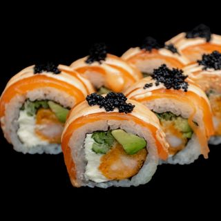 Рол Філадельфія з журавлиновим соусом 350г