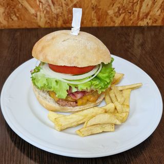 Hamburguesa doble smash