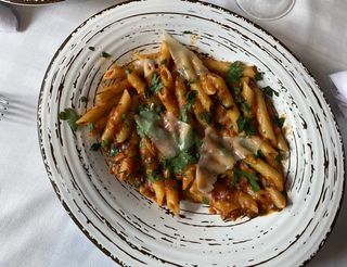 Pasta con Salsa Arrabiata