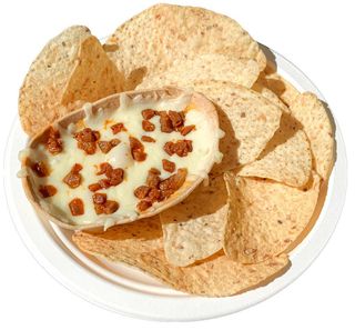 Queso Fundido Con Chorizo  ó  Jalapeño