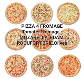 Pizza Quatre Fromage Large