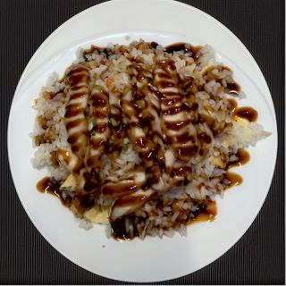 35 Arroz Con Pollo Rebozado Y Salsa Teriyaki