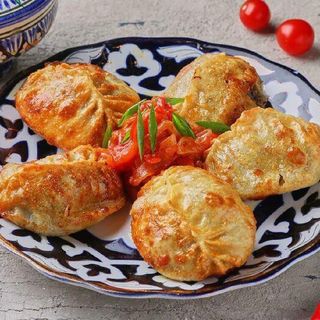 Манты жареные