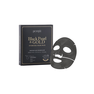 Set 5 Masti Din Hidrogel Cu Perle Negre Si Aur