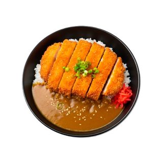 Curry chicken donburi