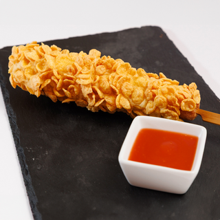 Corn dog sa cornfleksom