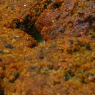 Panino falafel con patatine