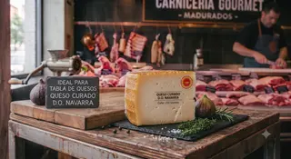 Queso Curado D.O. Navarra - Cuña 250 Gramos
