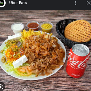 Plato kebab de la Casa