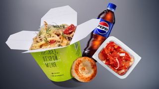 Комбо Лапша в сливочном соусе