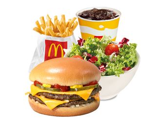 Dupli Cheeseburger combo obrok