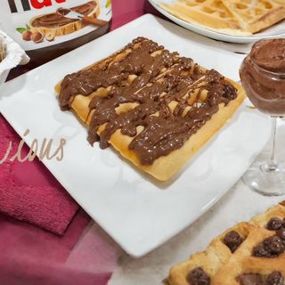 Gofre Con Nutella