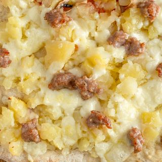 Mezza pala classica patate e salsiccia