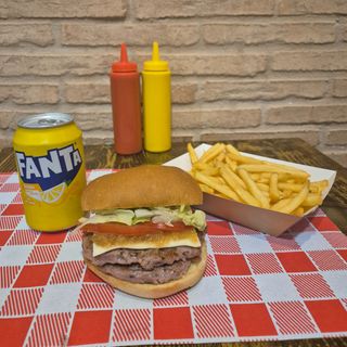 Menú Hamburguesa completa doble