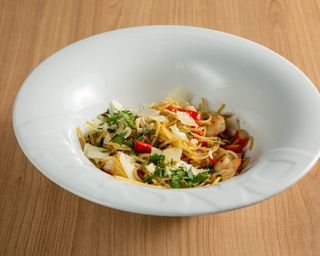 Spaghetti aglio e oilo z krewetkami 350g