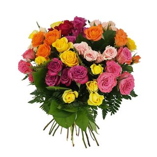 Buchet 15 minitrandafiri