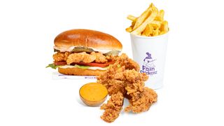 FAIN COMBO (FAIN BURGER CLASSIC, FAIN CRISPY, CARTOFI PRAJITI, SOS LA ALEGERE) -620G