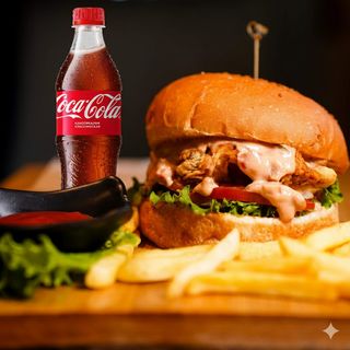 Комбо Бургер с курицей