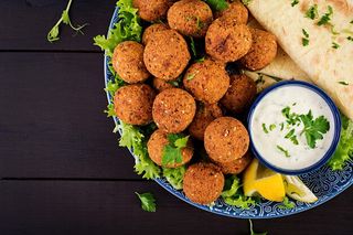 Menú Plato Falafel
