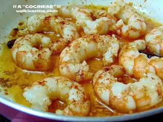 Langostinos Gordos Al Ajillo
