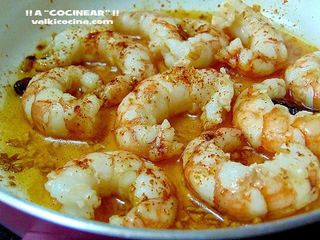 Langostinos Gordos Al Ajillo