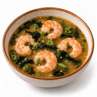 Місо-суп з тигровими креветками (400г)
