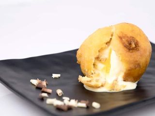 Gelato fritto alla crema