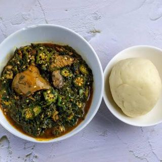 Okro Soup & Swallow