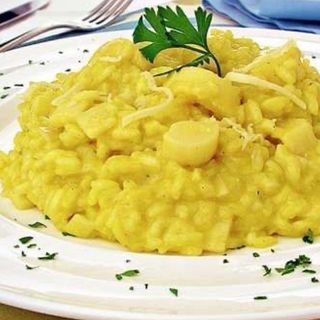 Risotto de Frango com Açafrão