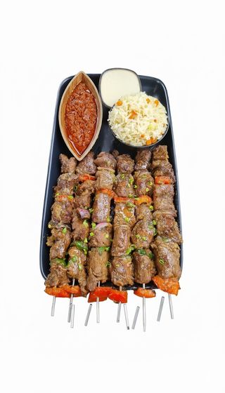 Brochette De Filet De Bœuf & Attiéké