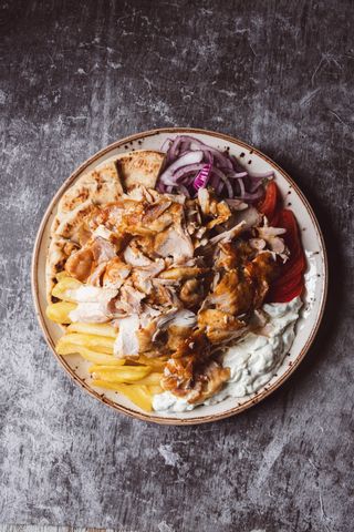 Plato De Gyro De Pollo