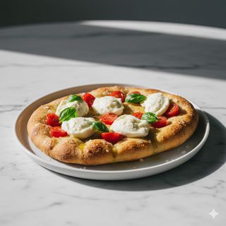 Focaccia bufala e Pachino