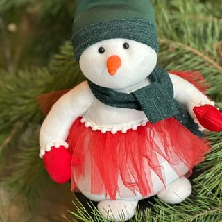 Om de zăpadă - fetiță HANDMADE