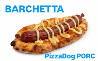 B PizzaDog cu Carnat de Porc