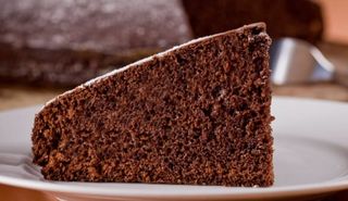 Ciambellone al cioccolato, porzione