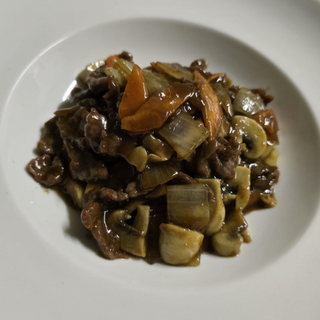 Ternera Salteada Champiñones