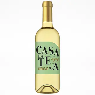 Botella de Vino Blanco Casa de Teja, verdejo