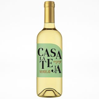 Botella de Vino Blanco Casa de Teja, verdejo